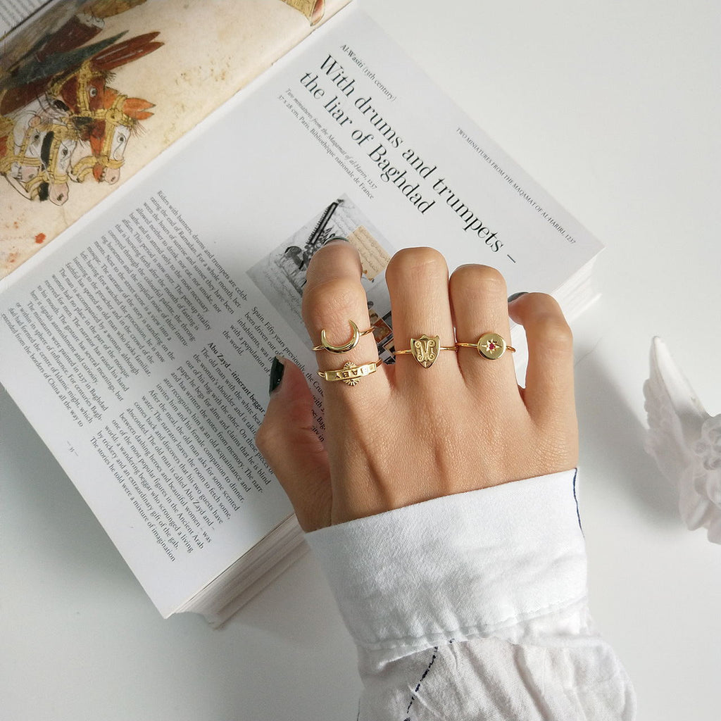 Open Ring, Unisex Silver Jewelry Ring