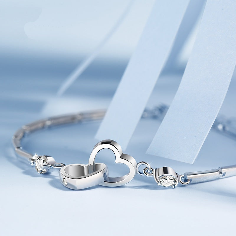 Korean-Japanese Minimalist Heart Bracelet Jewelry