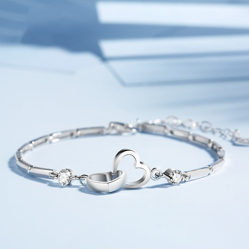 Korean-Japanese Minimalist Heart Bracelet Jewelry