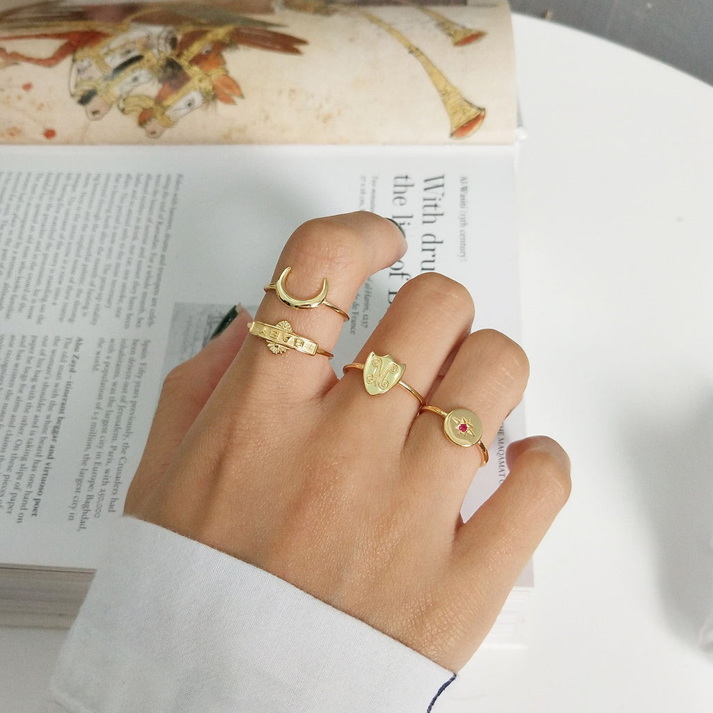 Open Ring, Unisex Silver Jewelry Ring